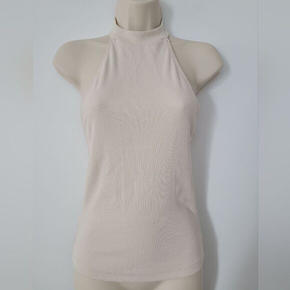 TopShop Halter Neck Ribbed Tank NWOT - Picture 1 of 5
